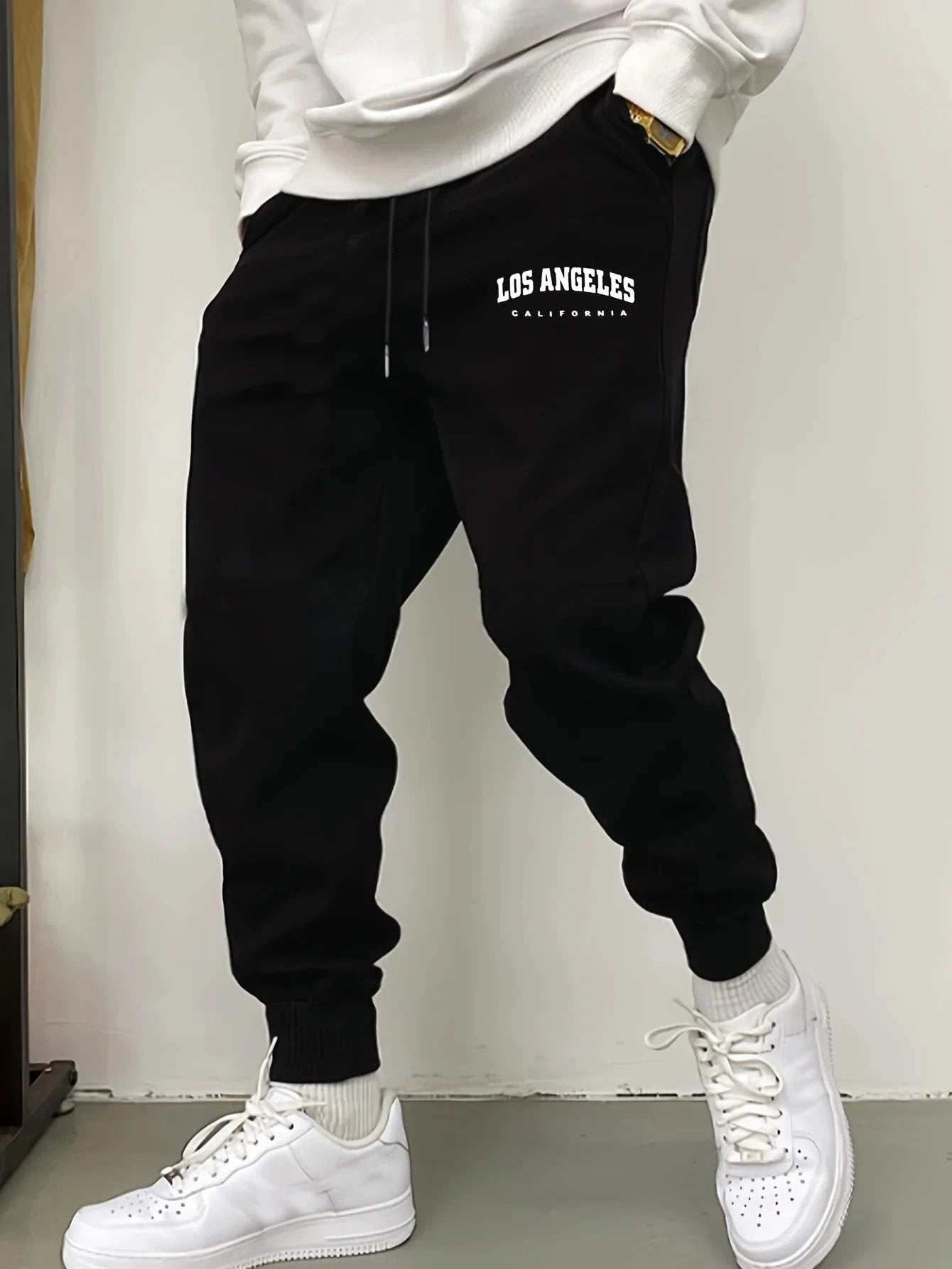Men's Casual Sport Fleece Sweatpants by GJG Denim