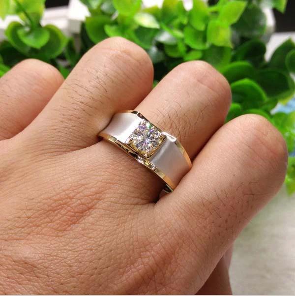 Gold-Plated Men's Ring by GJG Denim