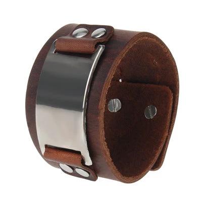 Men's Multi-layer Vintage Cowhide Rope Bracelet by GJG Denim
