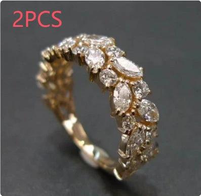 Retro Simple And Exaggerated Personalized Women's Ring by GJG Denim