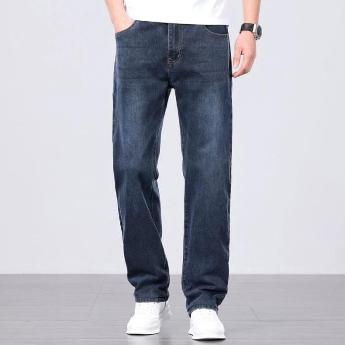Men's Loose Straight Jeans by GJG Denim