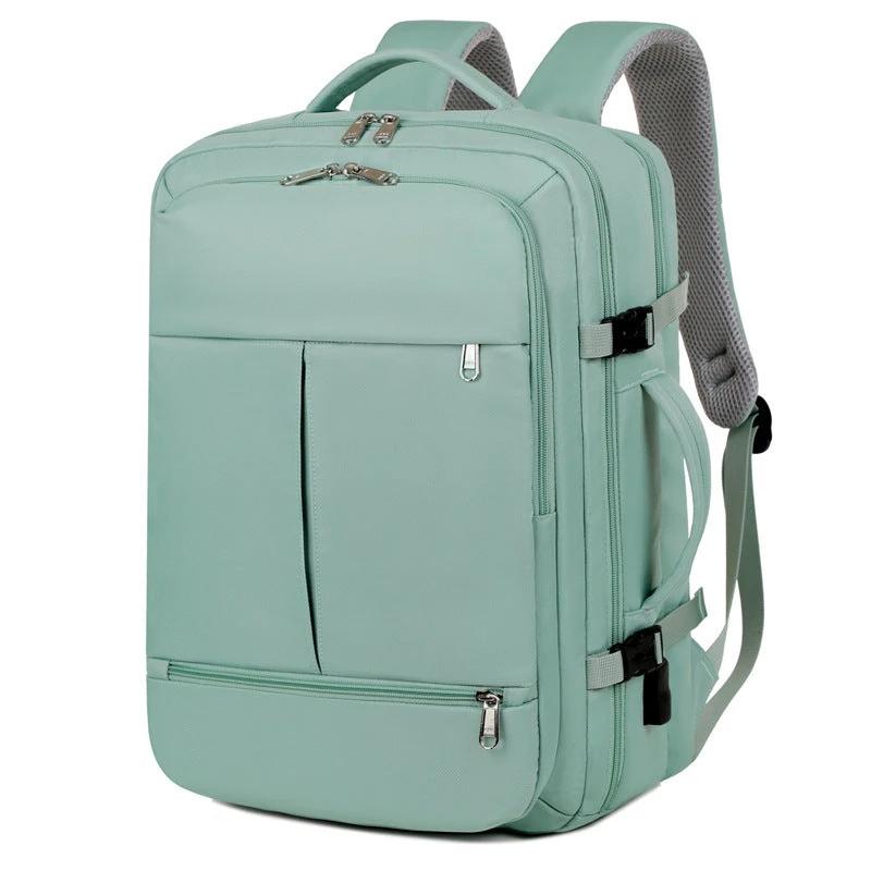 Large Capacity Backpack For Men w/ Multiple Pockets And Zippers Versatile Computer Bags Business Travel Backpack by GJG Denim
