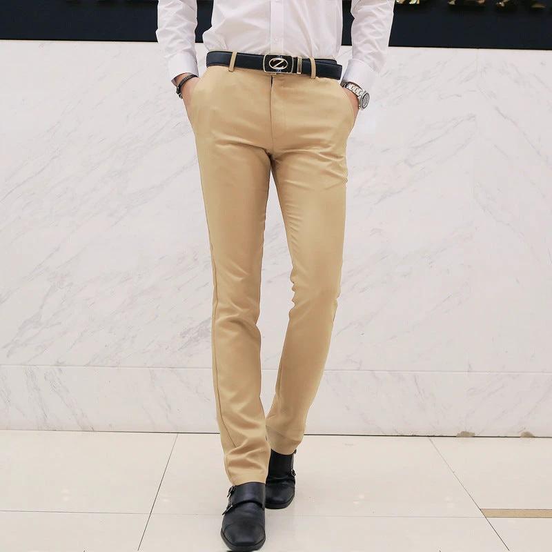 Men's Business Casual Slim-fit Pants by GJG Denim