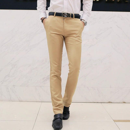 Men's Business Casual Slim-fit Pants by GJG Denim
