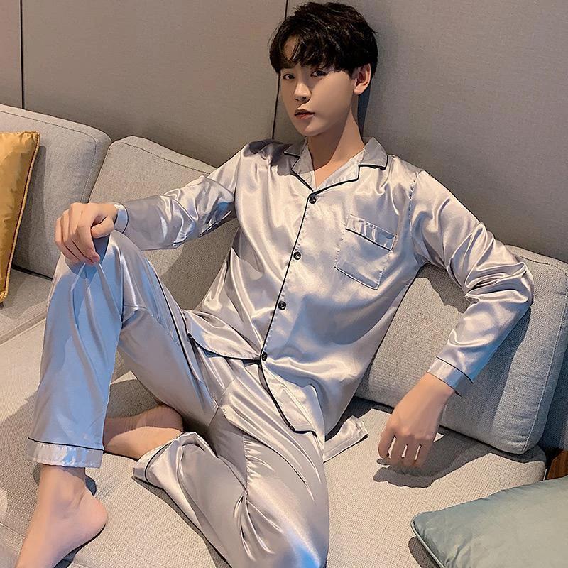 Men's Long Sleeve Pajamas by GJG Denim