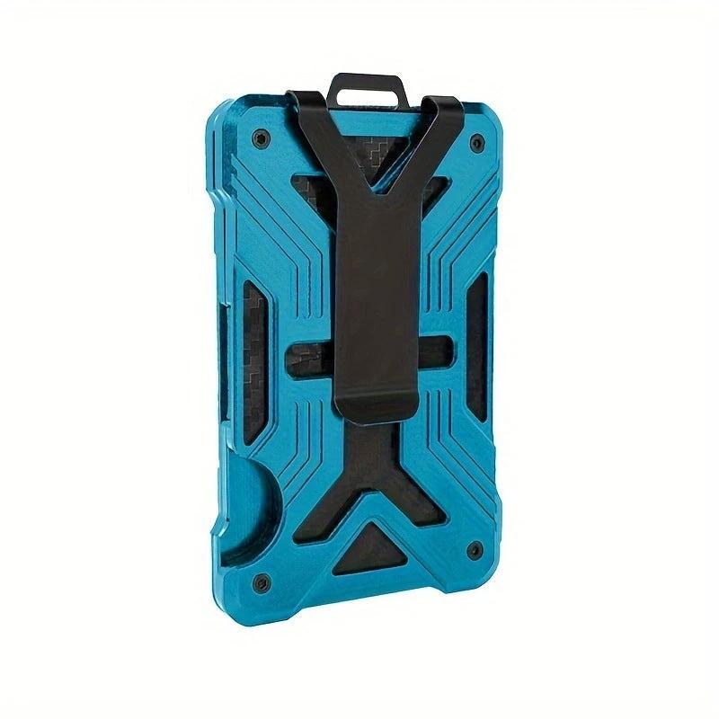 Card Holder Airtag Men's Tracker Case Carbon Fiber Credit Card Clip Wallet by GJG Denim