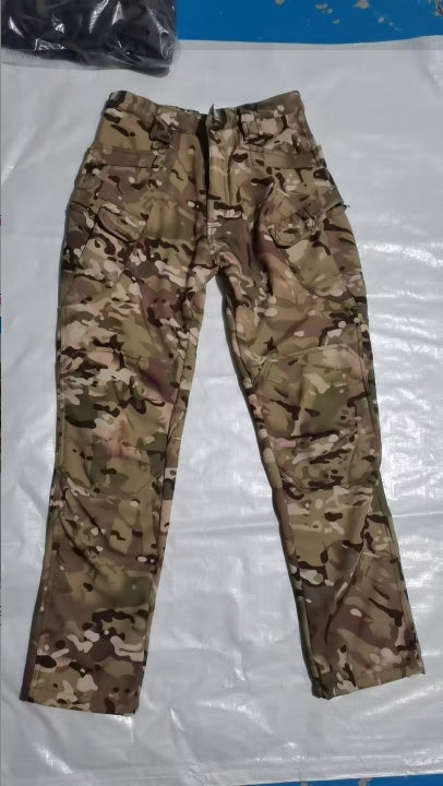 Men's Fleece-Lined Waterproof Tactical Pants by GJG Denim