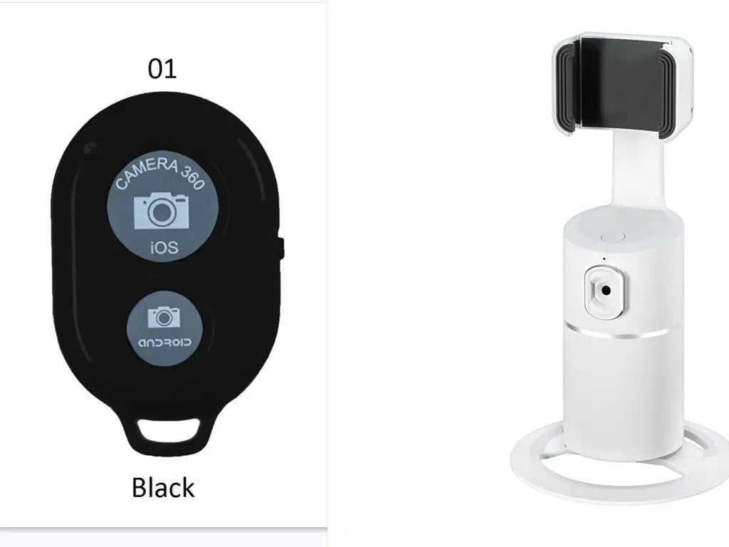 Smart Face Recognition Tracking PTZ Mobile Phone Stand Anchor Live Broadcast Stand by GJG Denim