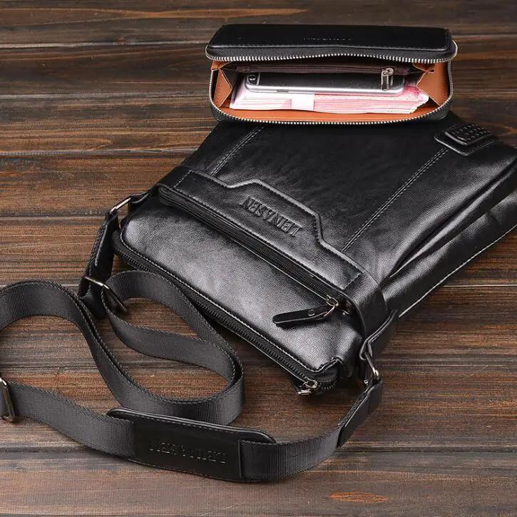 Men's Messenger Bag by GJG Denim