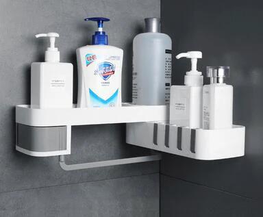 Shower Corner Shelf by GJG Denim