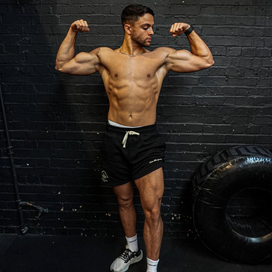 Muscle Workout Brothers Summer Sports Leisure Cotton Fifth Pants by GJG Denim