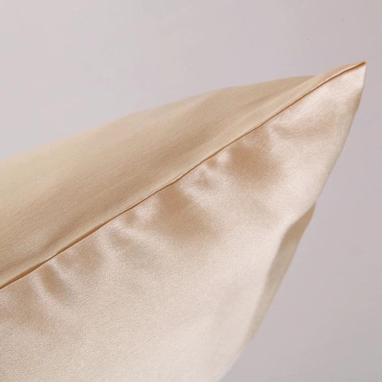 Pillowcase Satin Solid Color Simulation Silk Single Pillowcase Ice Silk Pillowcase by GJG Denim