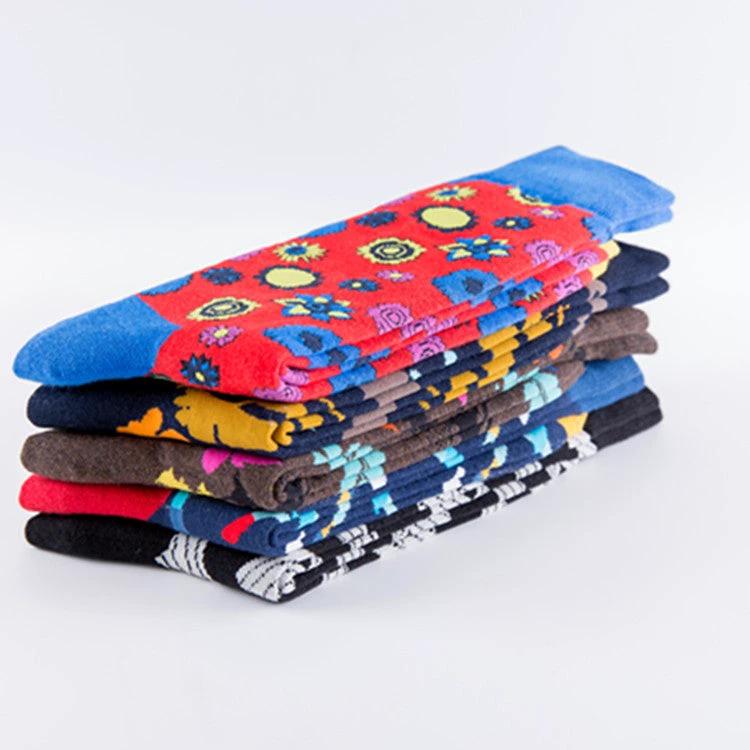 Men's Skateboarding Personality Series Socks by GJG Denim