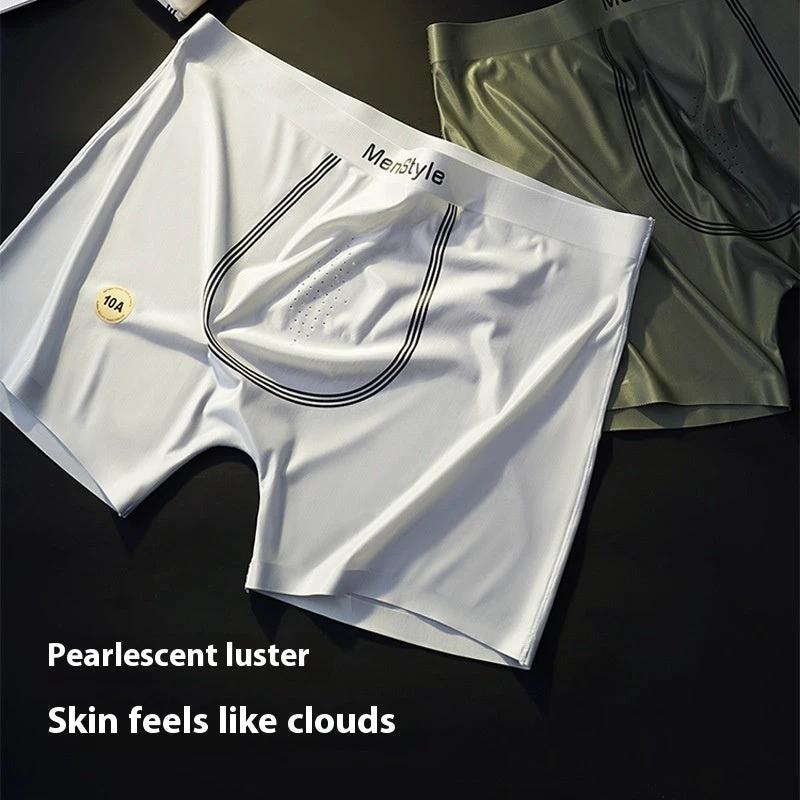 Men's Breathable Single-layer Seamless Boxers by GJG Denim