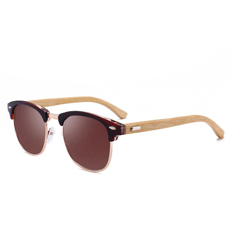Men's Bamboo Colorful Sunglasses by GJG Denim