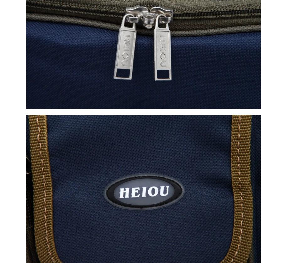 Oxford Cloth Shoulder Bag For Men by GJG Denim