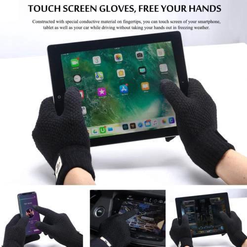 Men's Fall and Winter Knitted Yarn Gloves by GJG Denim
