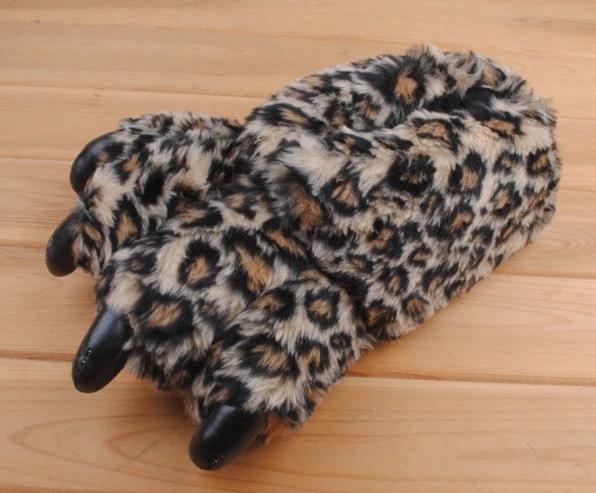 Warm Leopard Slippers by GJG Denim