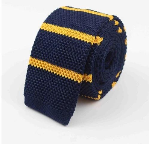 Men's Knitted Leisure Striped Ties by GJG Denim