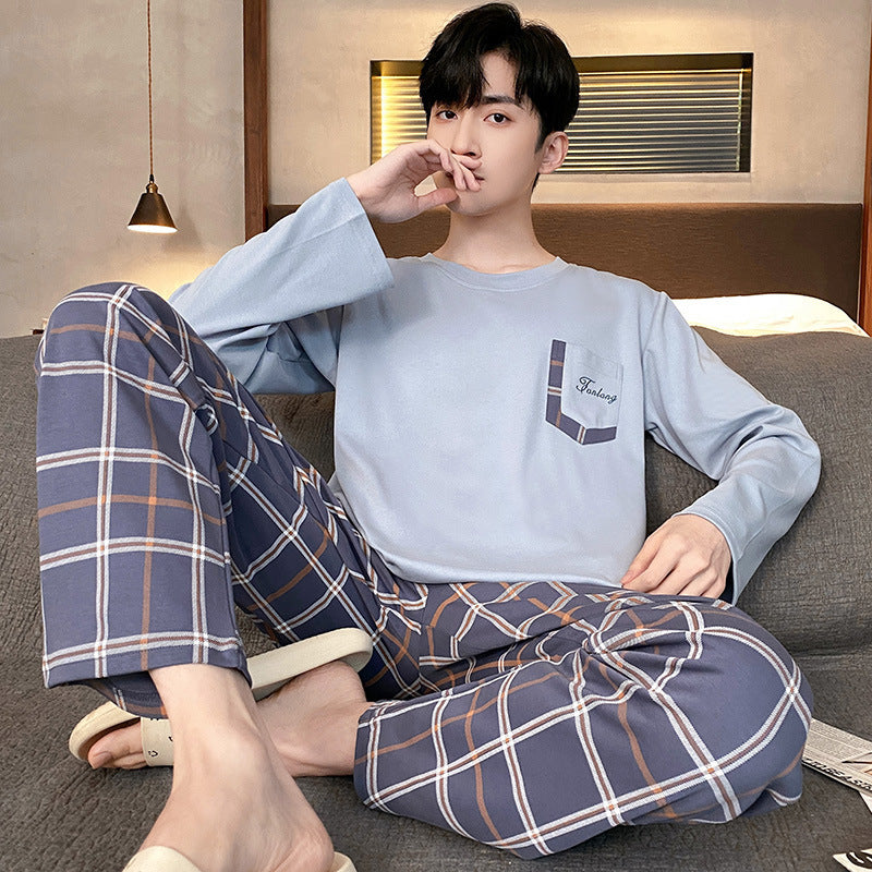 Thin Long Sleeve Loose Pajamas by GJG Denim