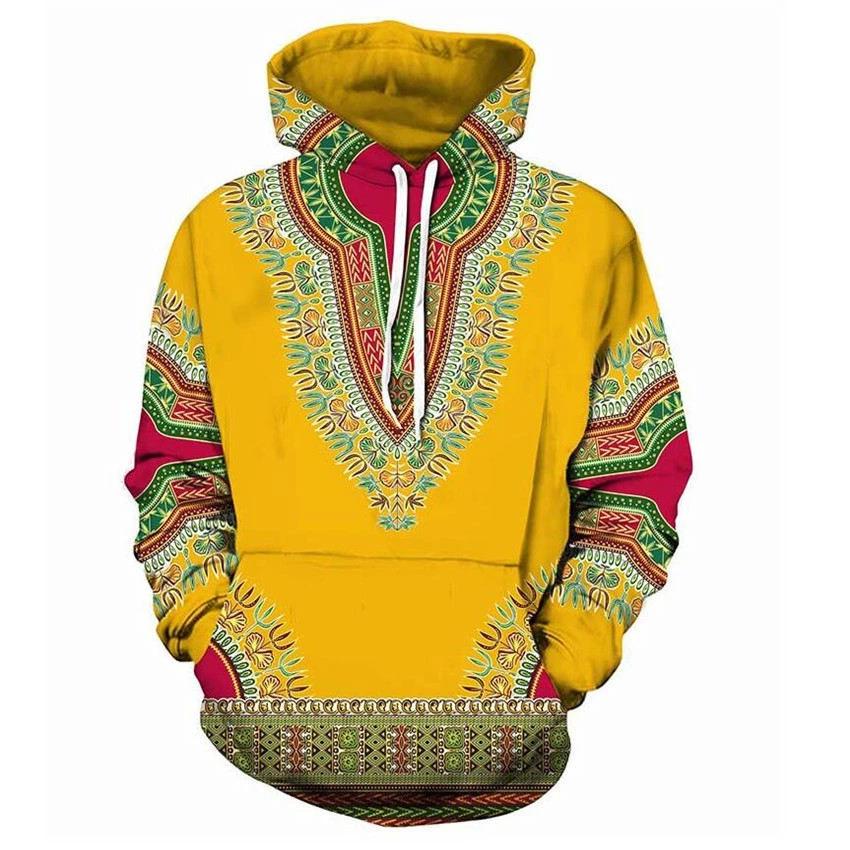 Men "Dashiki" Hoodies by GJG Denim