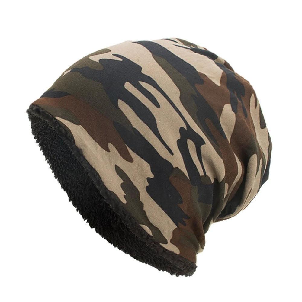 Men's Camouflage Lined Beanie by GJG Denim