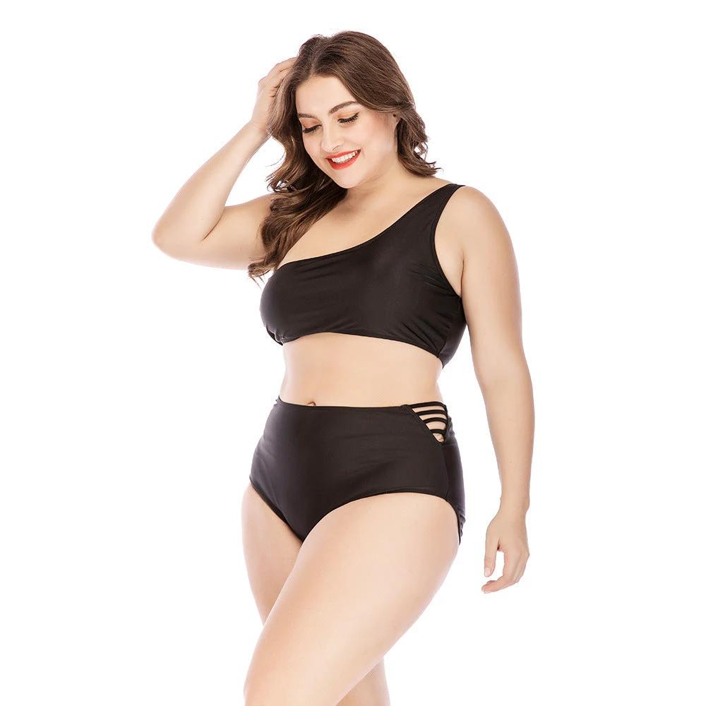 High waist plus size swimsuit by GJG Denim
