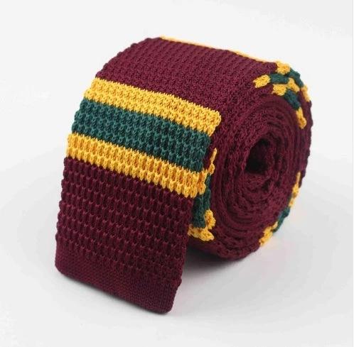 Men's Knitted Leisure Striped Ties by GJG Denim