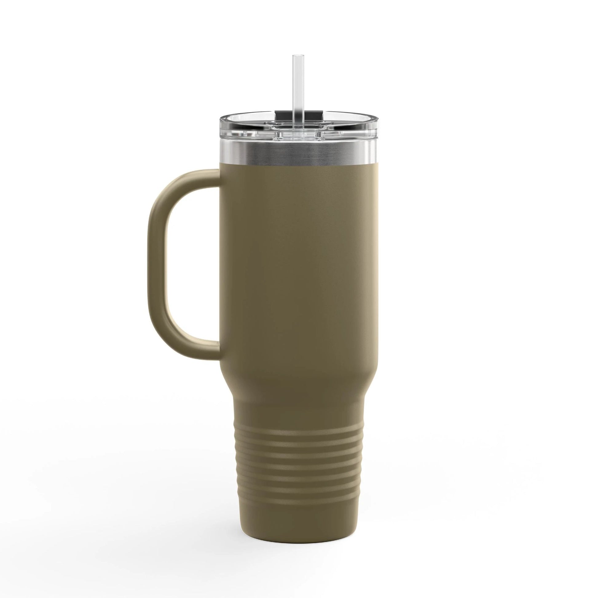 40oz Insulated Travel Mug - "Self-Care is my Vain-Game" Comfort Coffee Tumbler by Printify