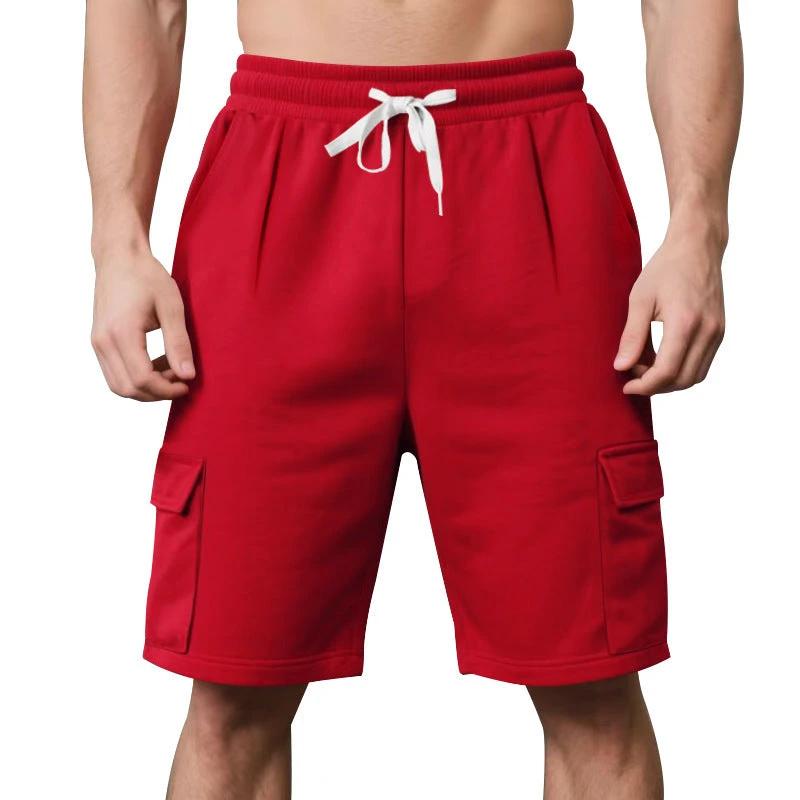 Men's Summer Sports Breathable And Loose Tooling Multi-pocket by GJG Denim