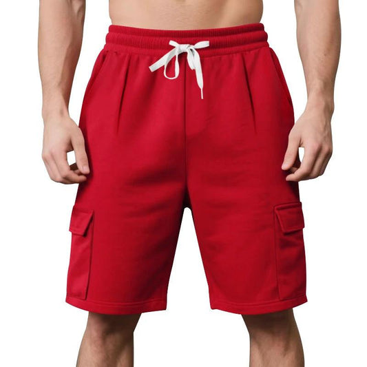 Men's Summer Sports Breathable And Loose Tooling Multi-pocket by GJG Denim