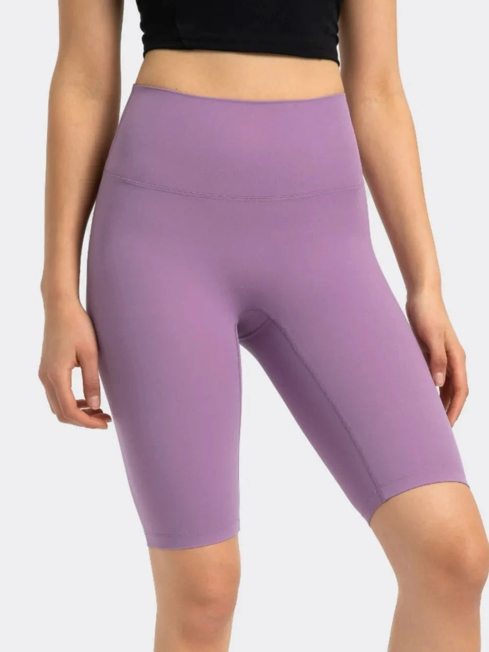 Millennia High Rise Wide Waistband Active Shorts by Lady Ros
