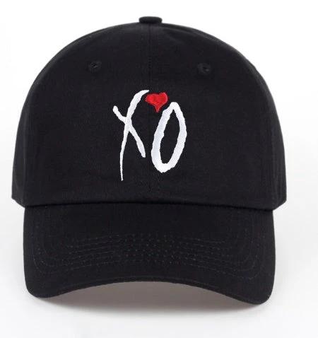 Embroidery Love XO Baseball Cap For Men by GJG Denim