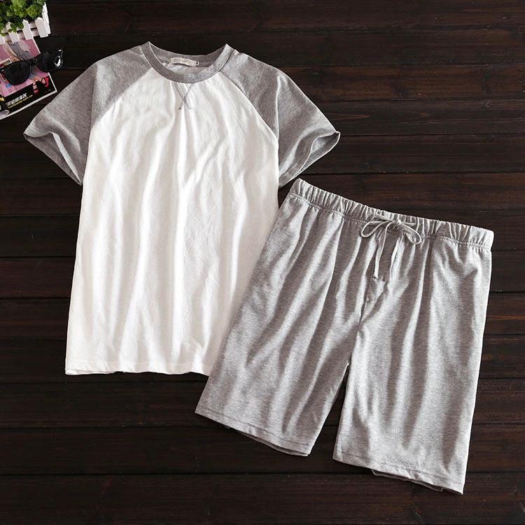 Men's Short Sleeve Pajamas Set by GJG Denim