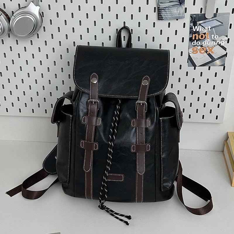 Fashion Casual Large Capacity Retro Trendy Outdoor Men's Travel Backpack by GJG Denim