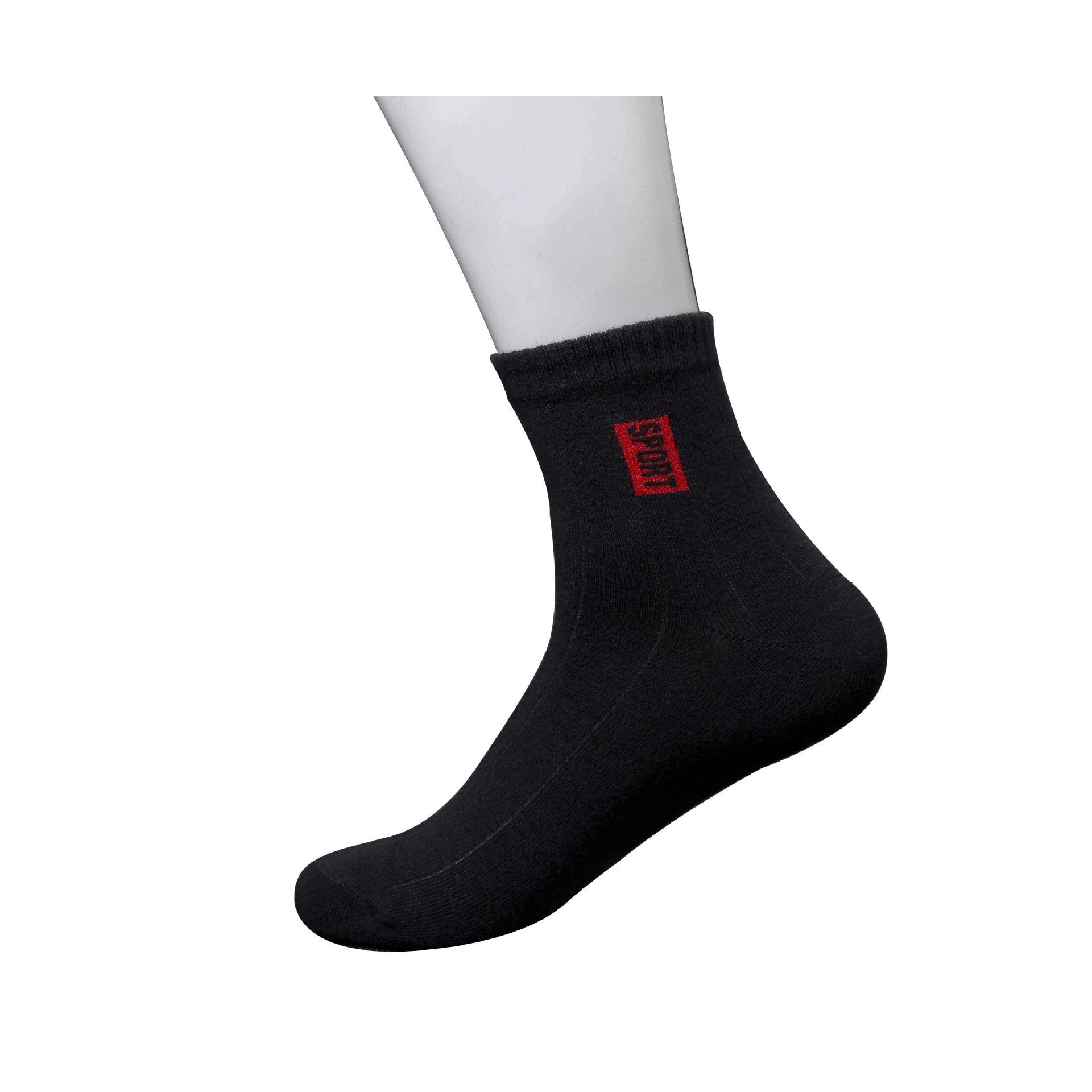Men's 5 Pairs Breathable Cotton Mid-Tube Sweat-Absorbent Casual Trendy Socks by GJG Denim