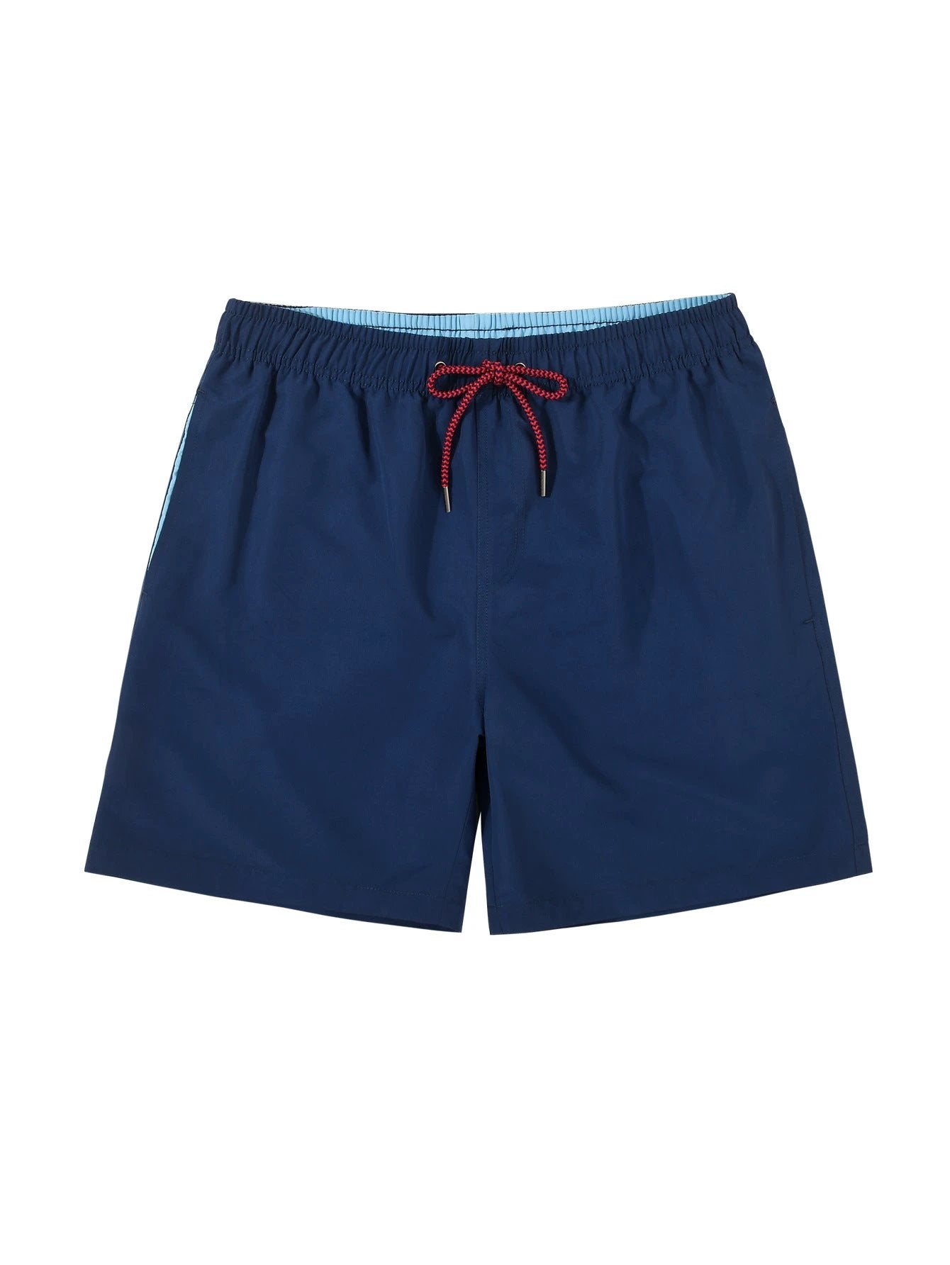 Solid Color Lined Men's Swim Trunks Relaxed Fit And Quick Drying by GJG Denim