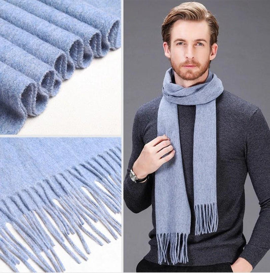 Men's Solid Color Scarf by GJG Denim
