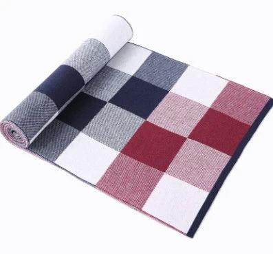Men's Wool Plaid Scarf by GJG Denim