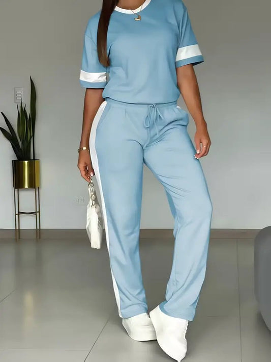 Color-contrast Outfit set by GJG Denim