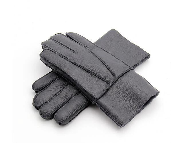 Men's Sheepskin Fur Gloves by GJG Denim