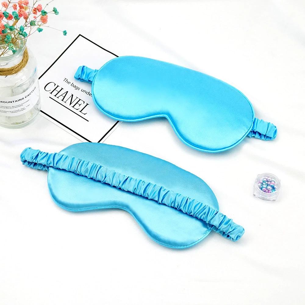 Eye Patch Imitated Silk Eye Patch Shading Sleeping Eye Mask Travel Relax Covers Eye Shade Health Sleeping Shield Eye Care Tools by GJG Denim