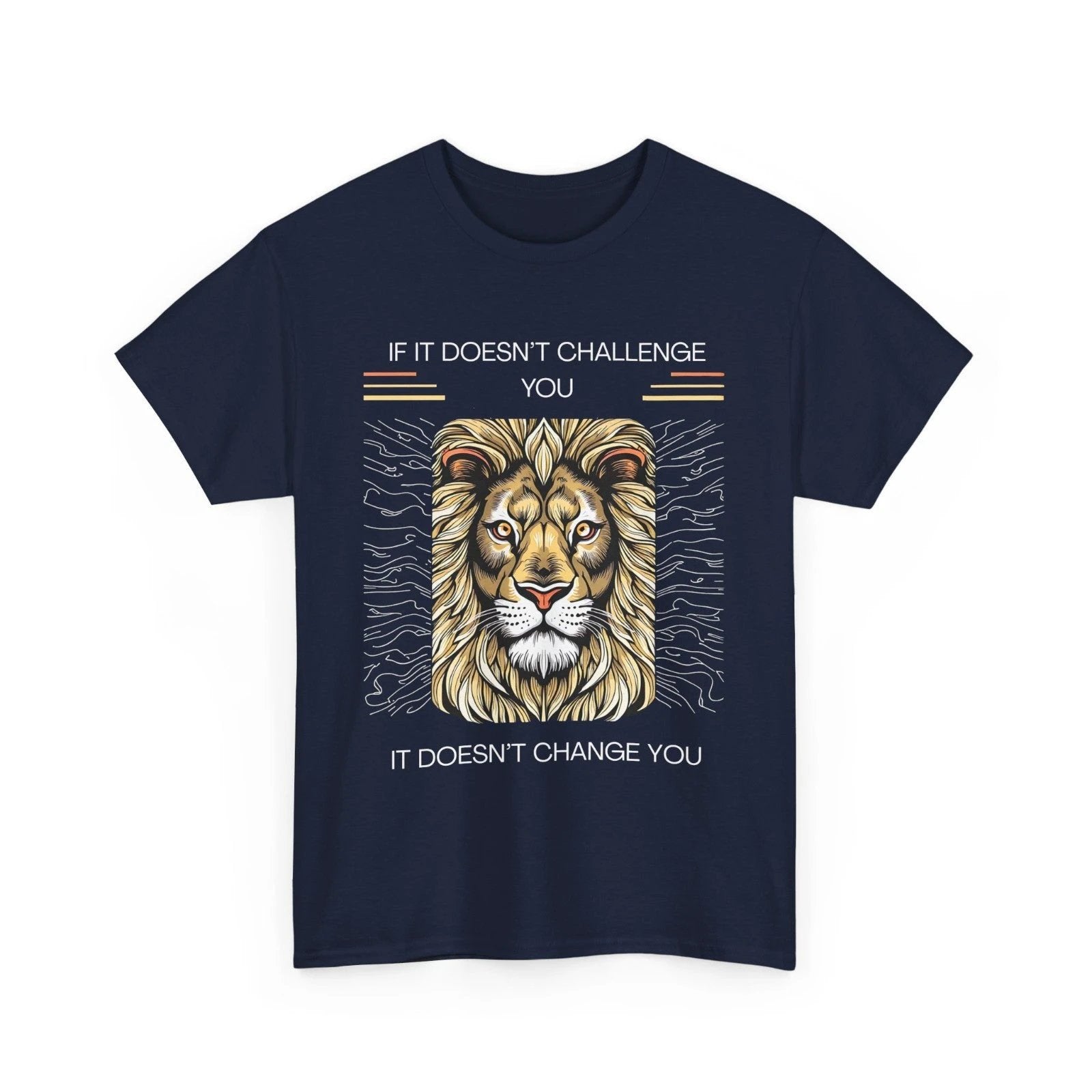 Loose-fitting Printed T-shirt For Men by GJG Denim