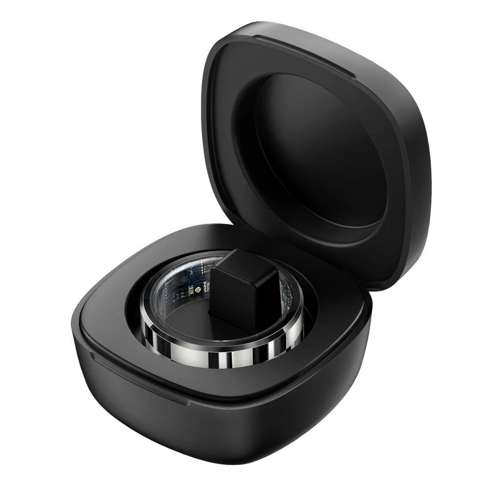 R9 Smart Ring With Charging Bin Heart Rate Blood Pressure Blood Oxygen Sleep Health Monitoring by GJG Denim