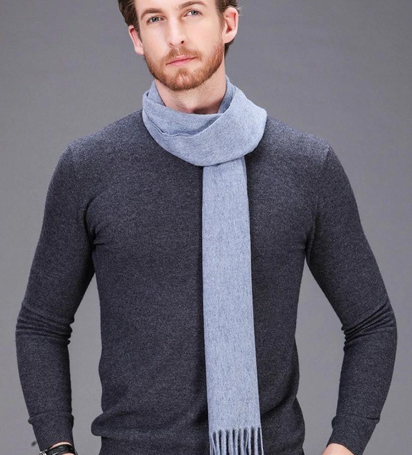 Men's Solid Color Scarf by GJG Denim