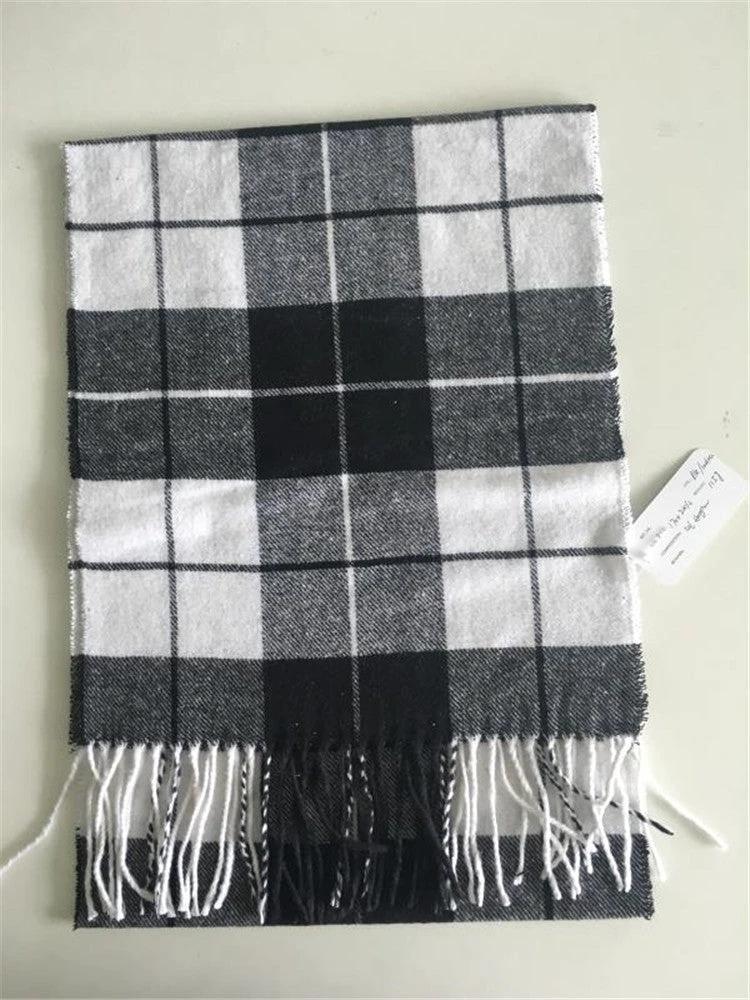 Faux Cashmere Scarf Solid Color For Men by GJG Denim