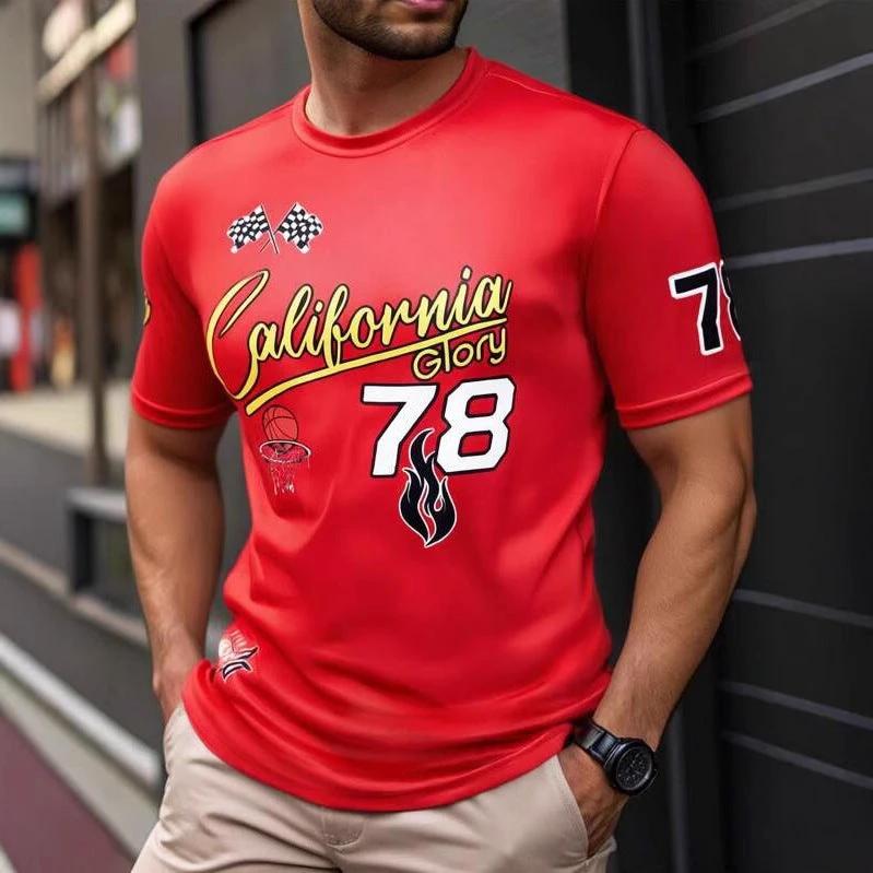 Men's Printed T-shirt by GJG Denim