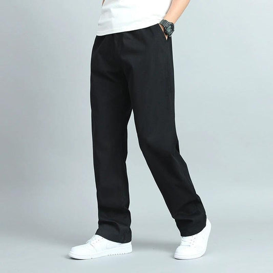 Pure Cotton Track Pants Overalls Fashionable All-matching by GJG Denim