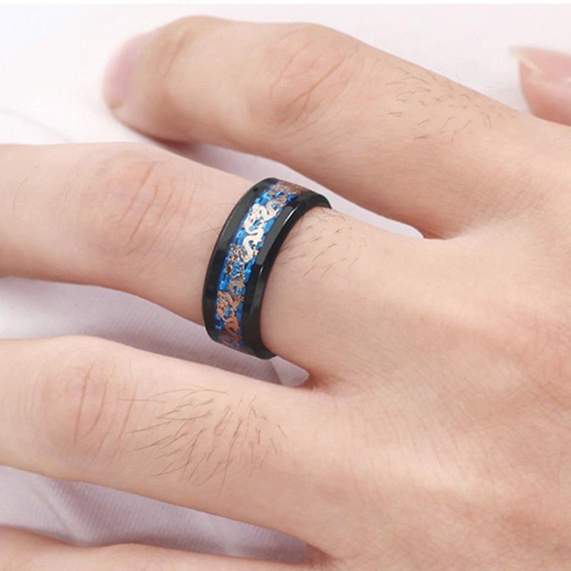 Men's Pattern Ring by GJG Denim
