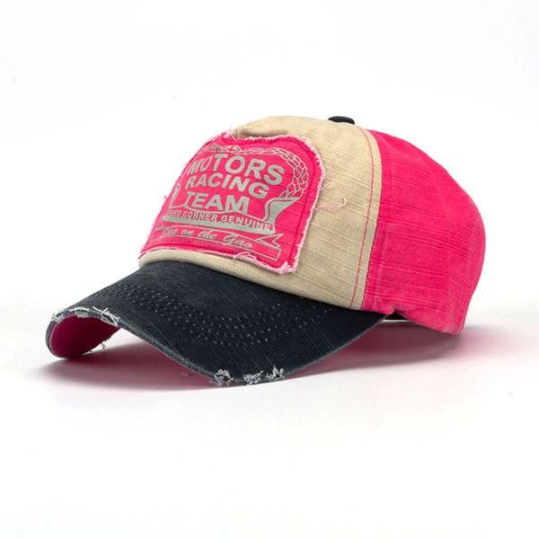 Men's Colorblock Baseball Cap by GJG Denim